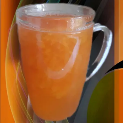 Горячий абрикосовый сок с мякотью