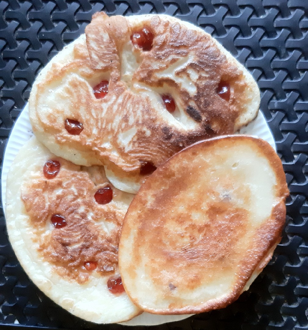 Лепёшки с вишней