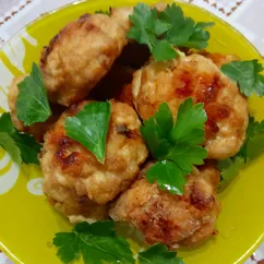 Шарики с куриного филе