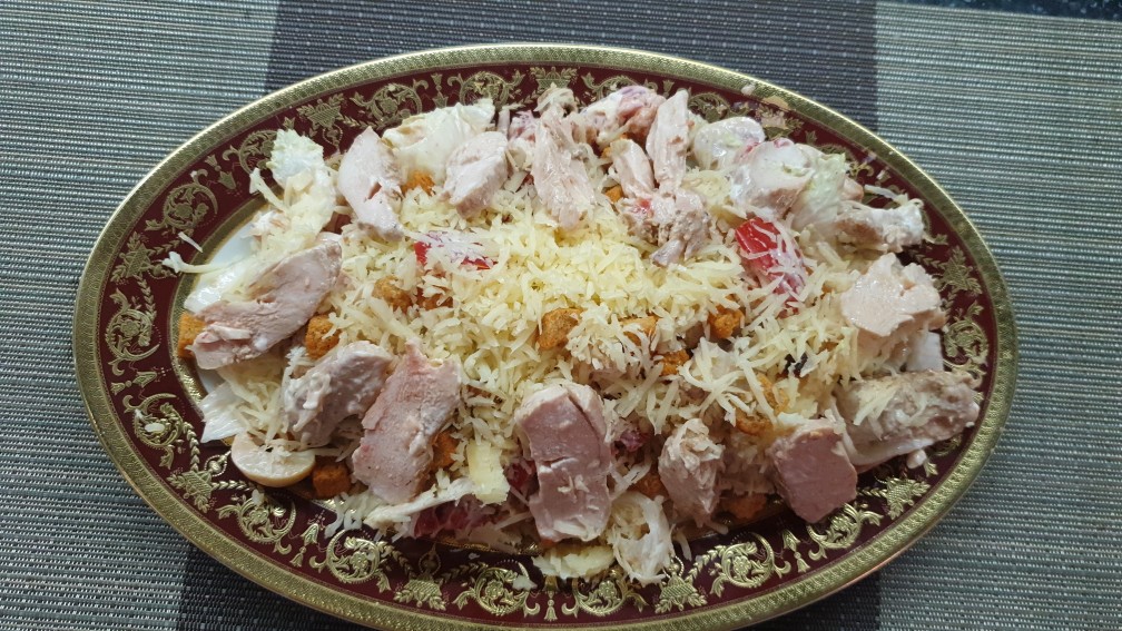 Салат цезарь