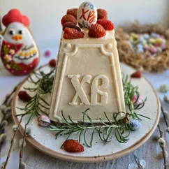 Заварная творожная пасха с начинкой