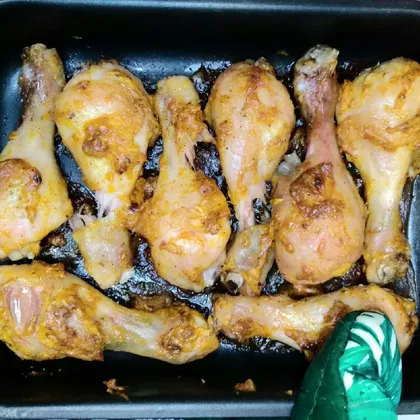 Вкусные куриные голени в духовке