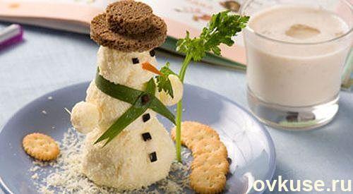 Салат закусочный «Снеговик»