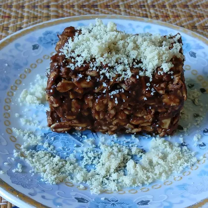 Овсянка с черносливом и какао без варки