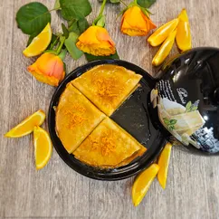 Креп-сюзетт с апельсиновым соусом