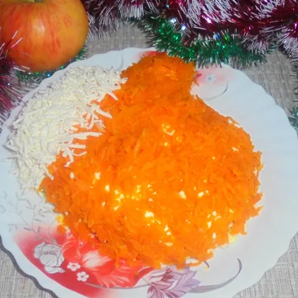 Салат из куриной грудки 'Варежка'