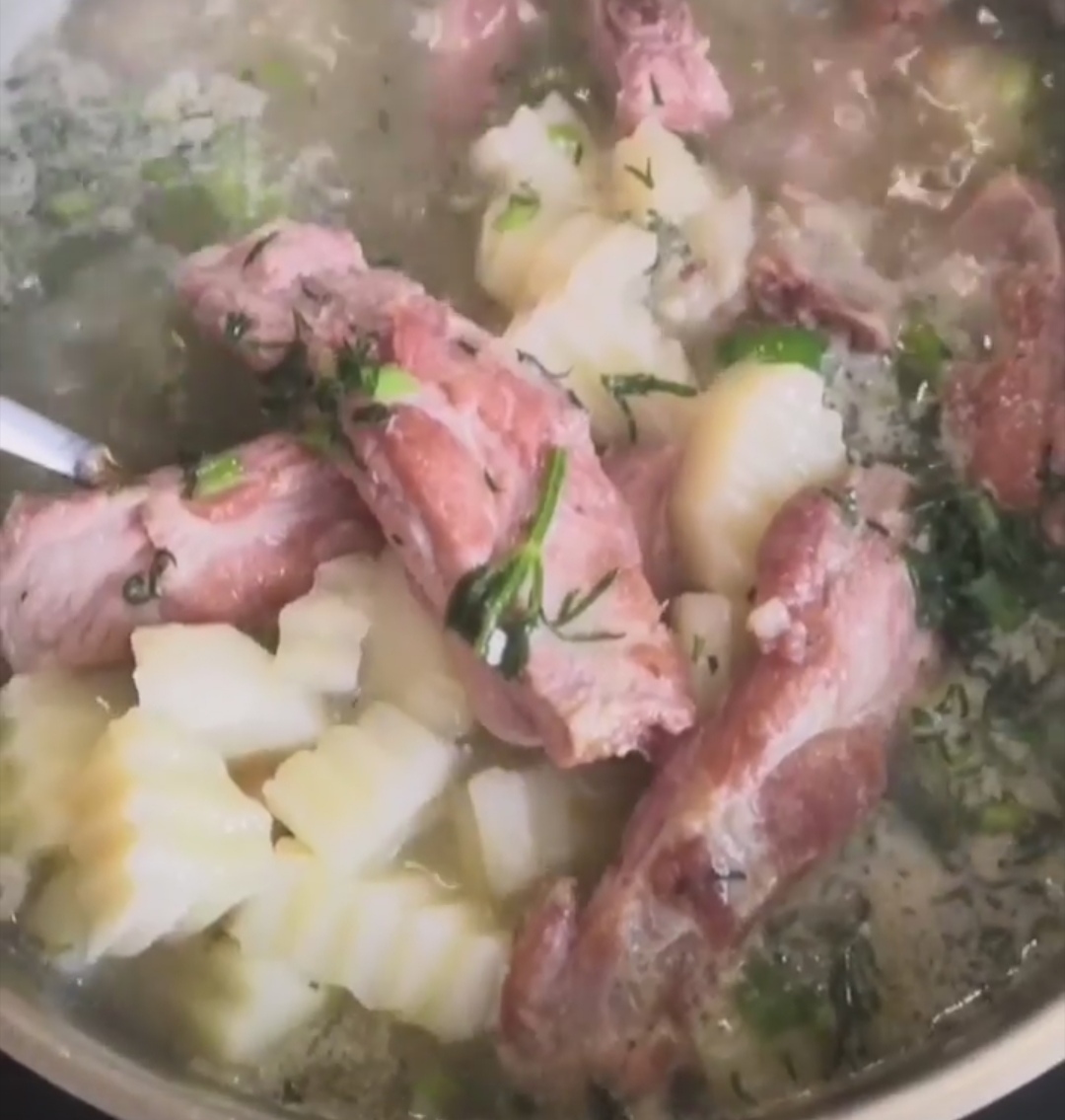 Рёбрышки свиные томлёные