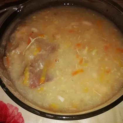 Щи с фасолью и квашеной капустой