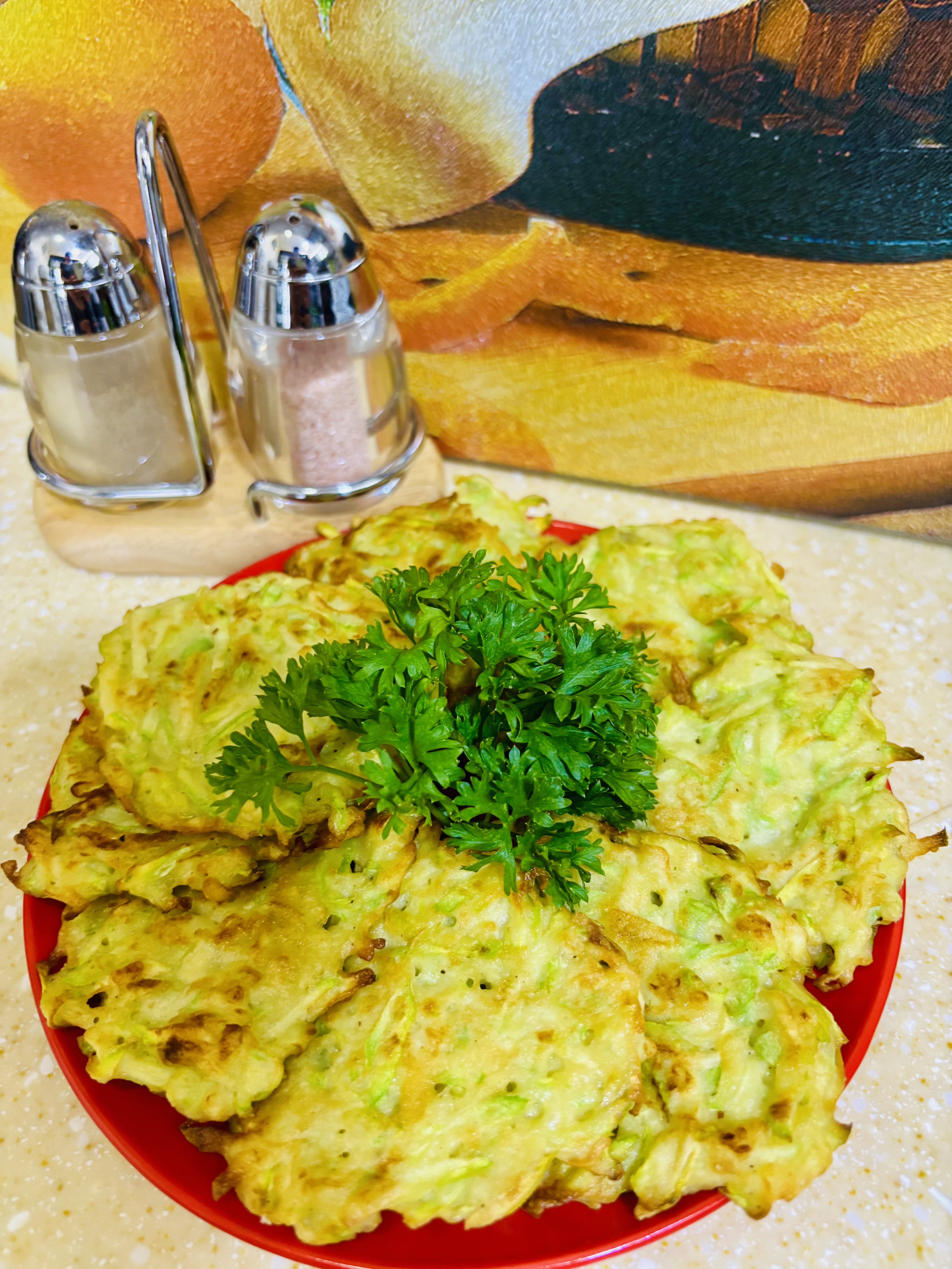 Кабачковые оладьи на рисовой муке
