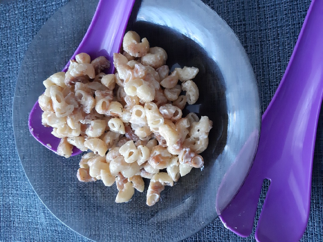 Макароны в сырном соусе
