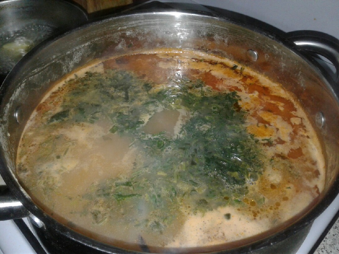 Гоховый суп на курином бульоне 4
