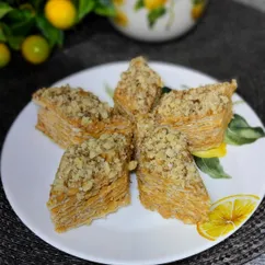 Торт из вафельных коржей. Торт без выпечки
