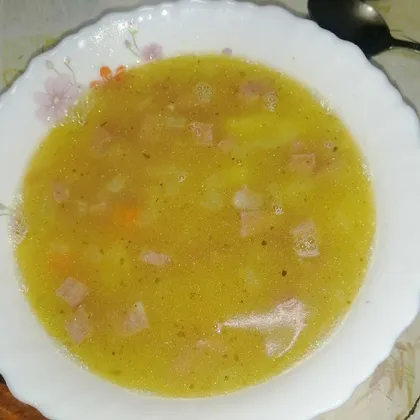 Гороховый суп с копченостями