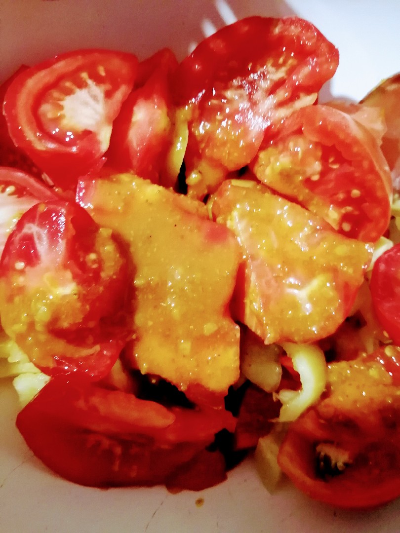 Теплый салат 🥗 из помидор и баклажан "Листопад"