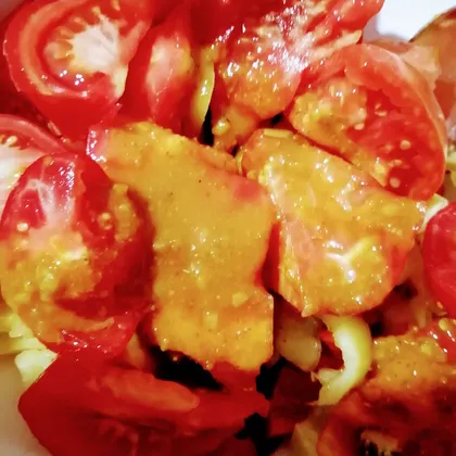 Теплый салат 🥗 из помидор и баклажан 'Листопад'
