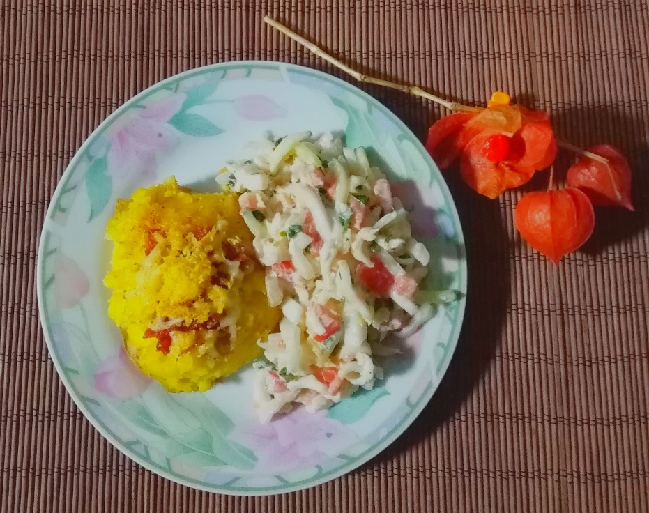 Давленый картофель в духовке