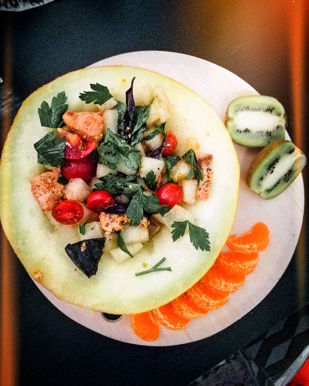 Салат в дыне