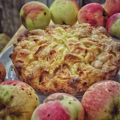 Итальянский деревенский пирог с яблоками