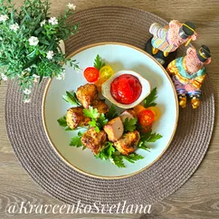 Шашлык маринованный в майонезе