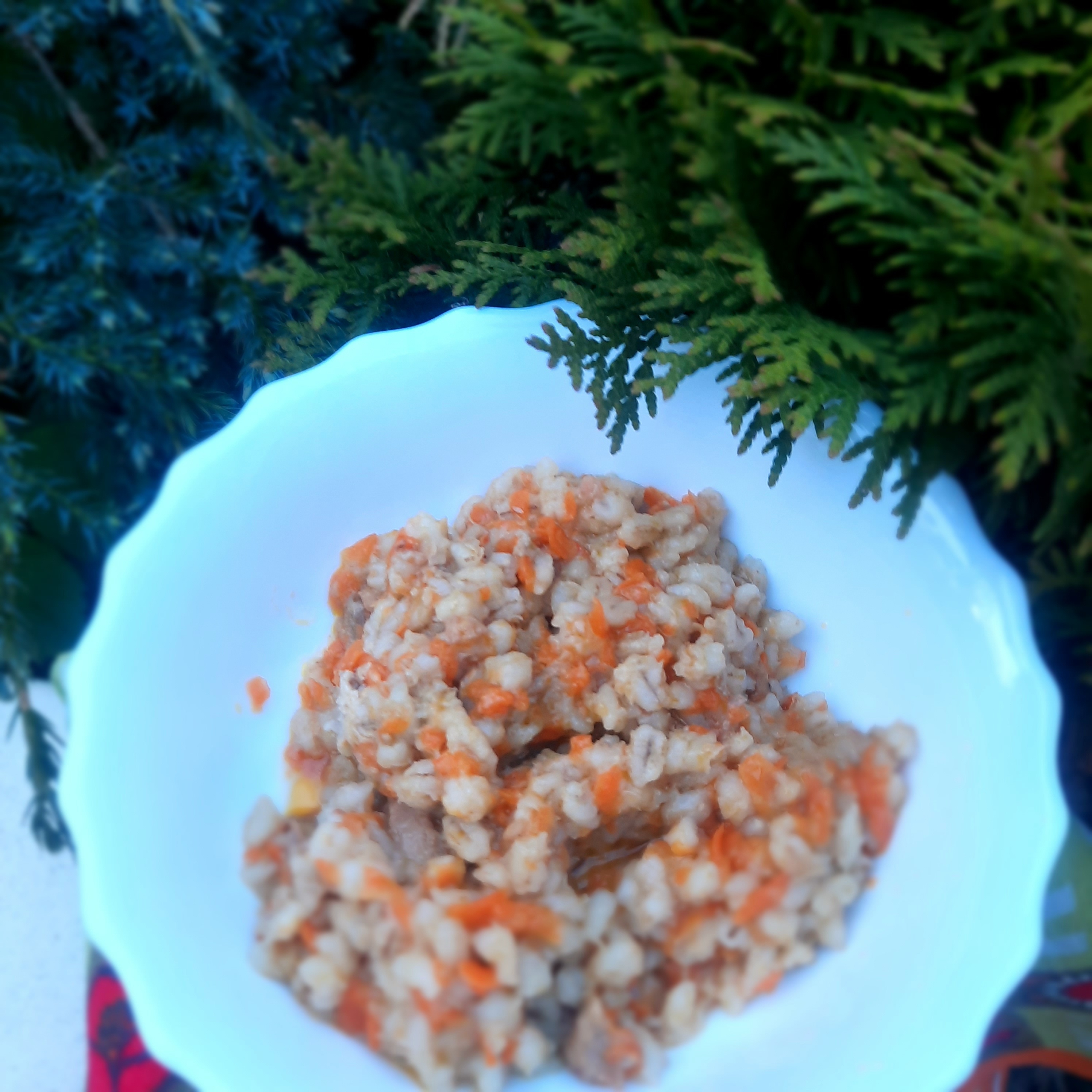 Перловка с тушенкой