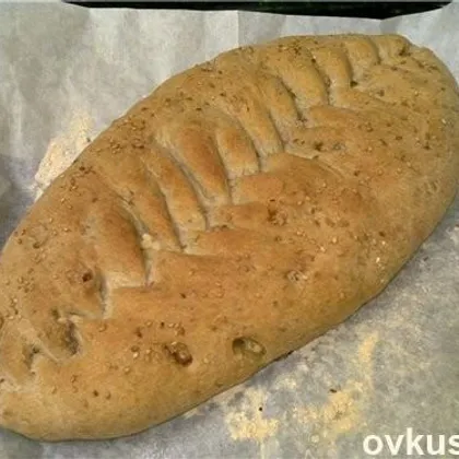 Пирог-хлеб с тунцом