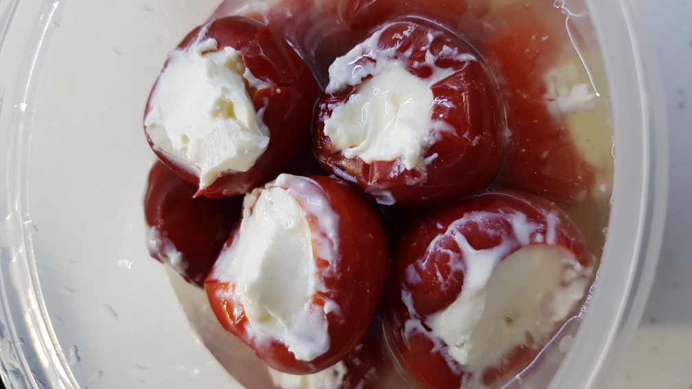 Закусочные перцы с крем сыром