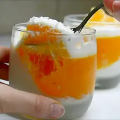 Мандариновая панна котта 🍊