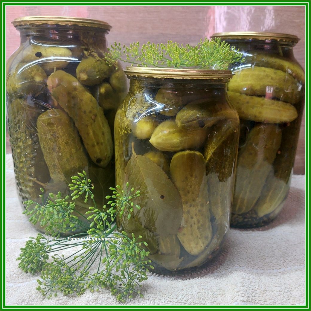 Маринованные огурцы