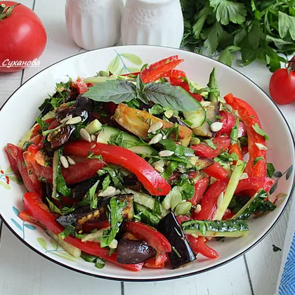 Салат с баклажанами "Невероятно вкусный"