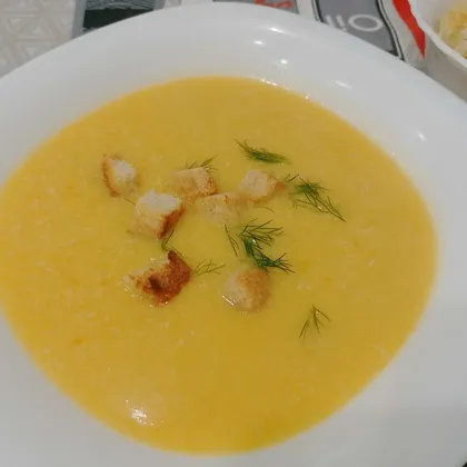 Овощной суп-пюре с куриной грудкой
