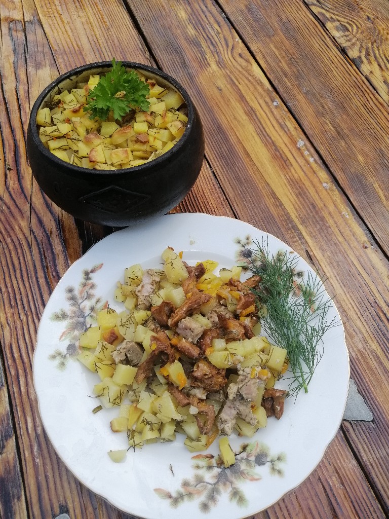 Картофель с грибами в горшочках - пошаговый рецепт с фото на kormstroytorg.ru
