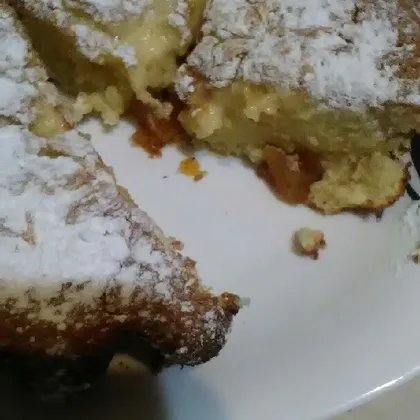 Бисквитный пирог с цукатами из тыквы