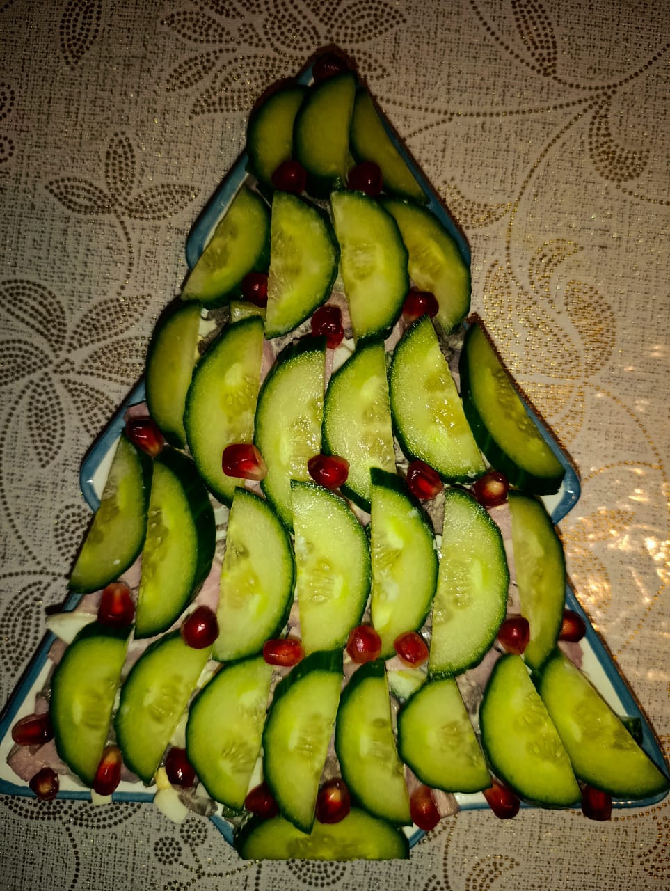 Новогодний салат "Ёлочка"