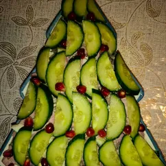 Новогодний салат "Ёлочка"