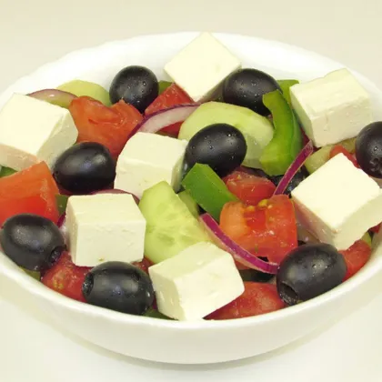 Греческий салат. Классический рецепт. Очень вкусно