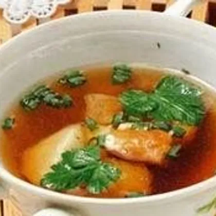 Рыбный суп с петрушкой