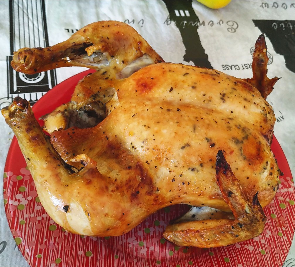 Курица в духовке с хрустящей корочкой (целиком) - рецепт с фото пошагово | Чудо-Повар