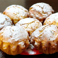 Творожный кекс с лимонной цедрой