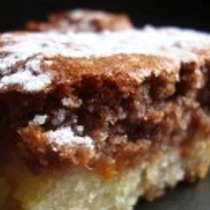 Абрикосовый кекс-пирог двухслойный