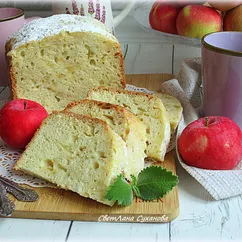Яблочная шарлотка в хлебопечке
