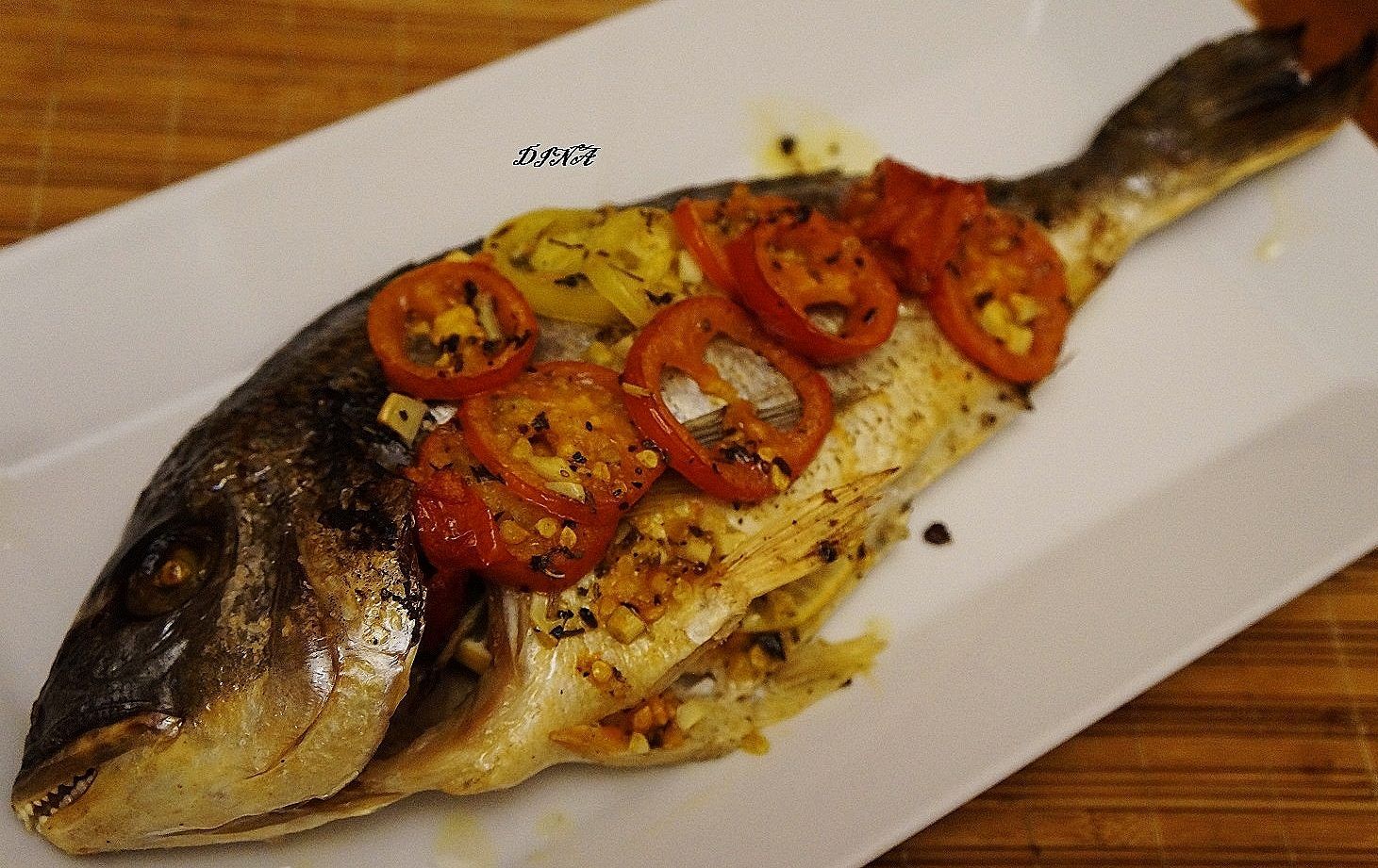 Запечённая дорада