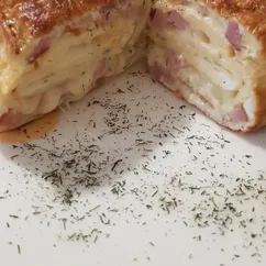 Яичный рулет с сыром и ветчиной 🥚🧀🥓