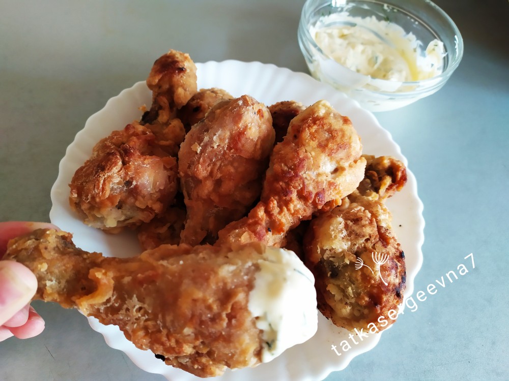 Жареные куриные голени — рецепт с фото пошагово