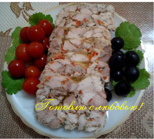 Ветчина  из куриного мяса🐔