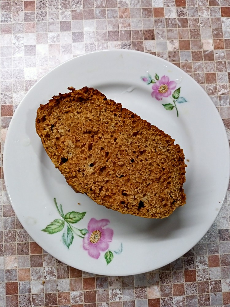 Кекс на яблочном пюре