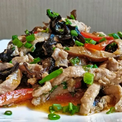 Мясо веревочкой свинина со вкусом рыбы 鱼香肉丝