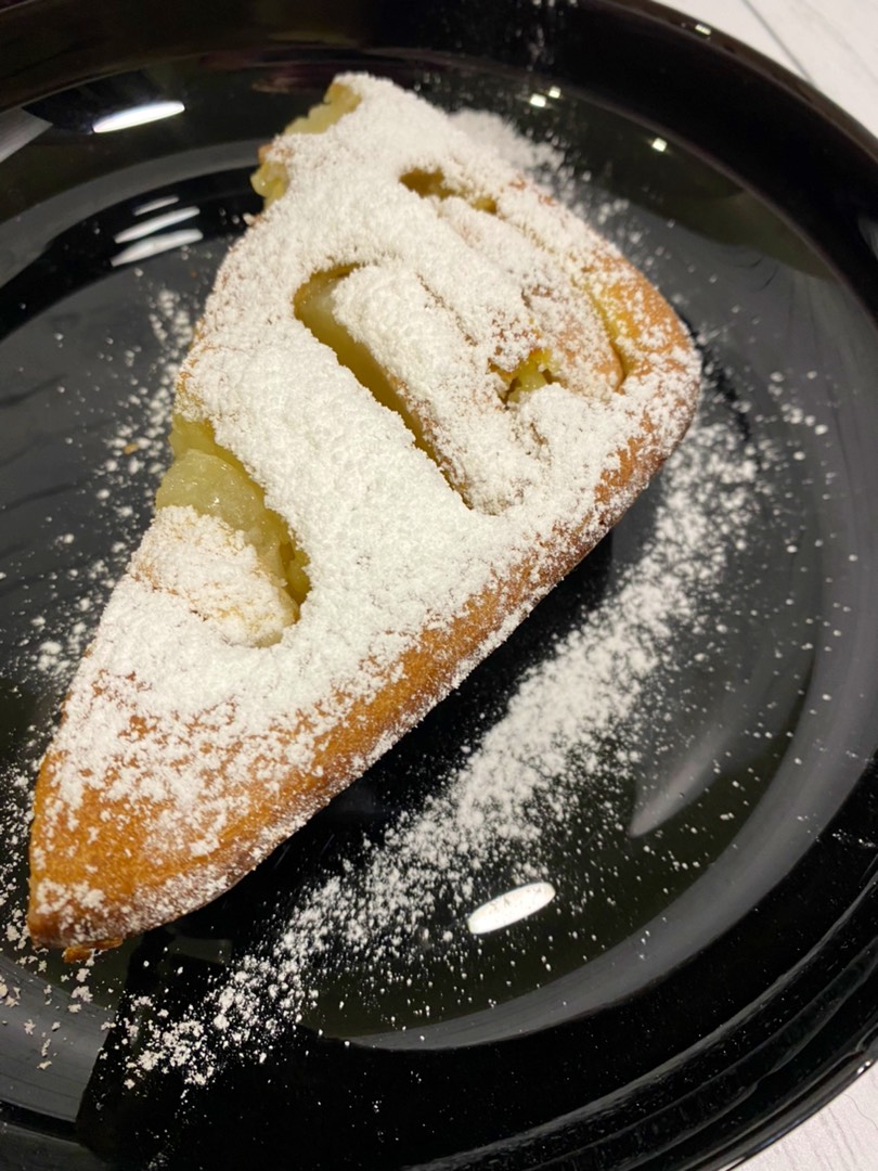 Тыквенный пирог с яблоками