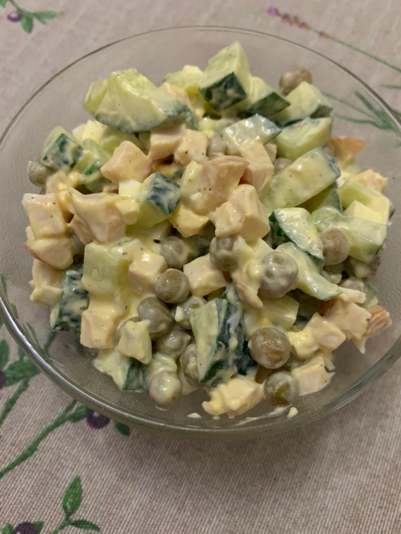 Рецепты салатов с куриным филе