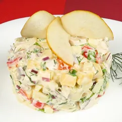 Красивый и вкусный салат. Удивите гостей необычным рецептом | Nice and tasty salad. Unusual recipe