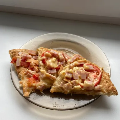 ПП Пицца из кабачков на сковороде